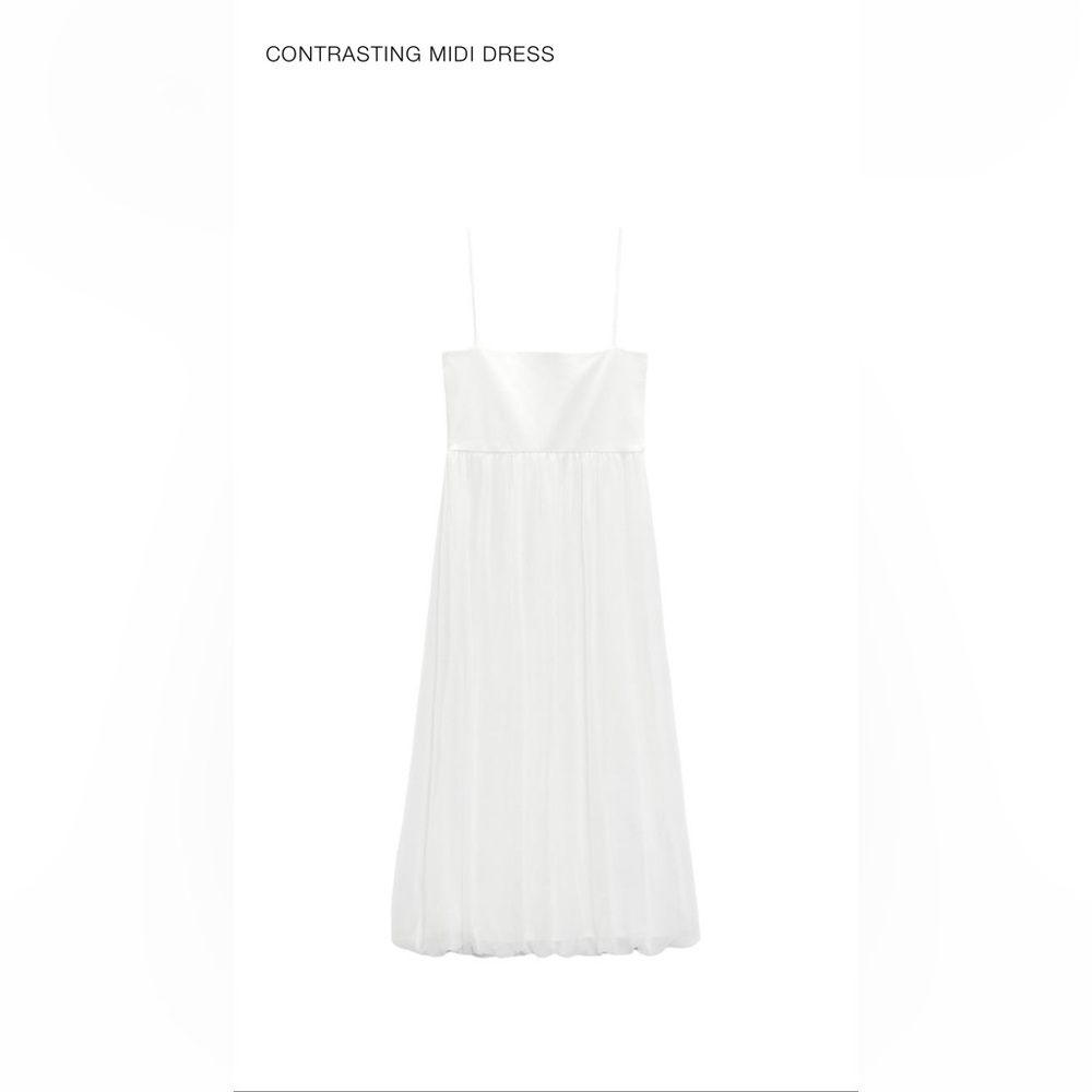 ZARA white dress